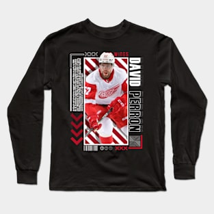 David Perron Paper Poster Version 10 Long Sleeve T-Shirt